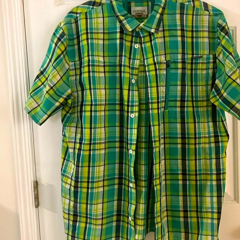 Men Pacific Trail Plaid Shirt Size 2Xl